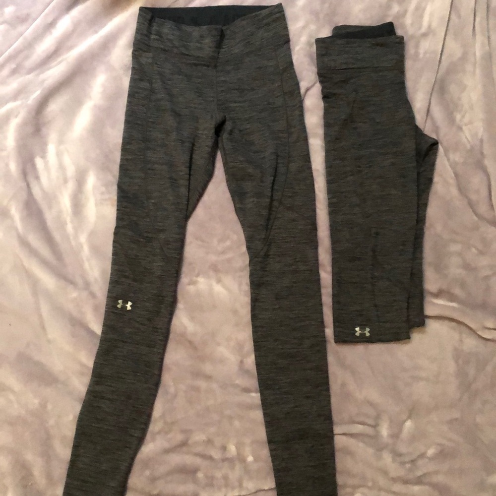 Under Armor yoga pants.